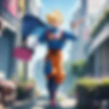 Key Characters in a Pivotal Moment Scene from Dragon Ball Z showcasing key characters in a pivotal moment