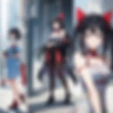 A comparative chart illustrating the evolution of anime art through the decades.