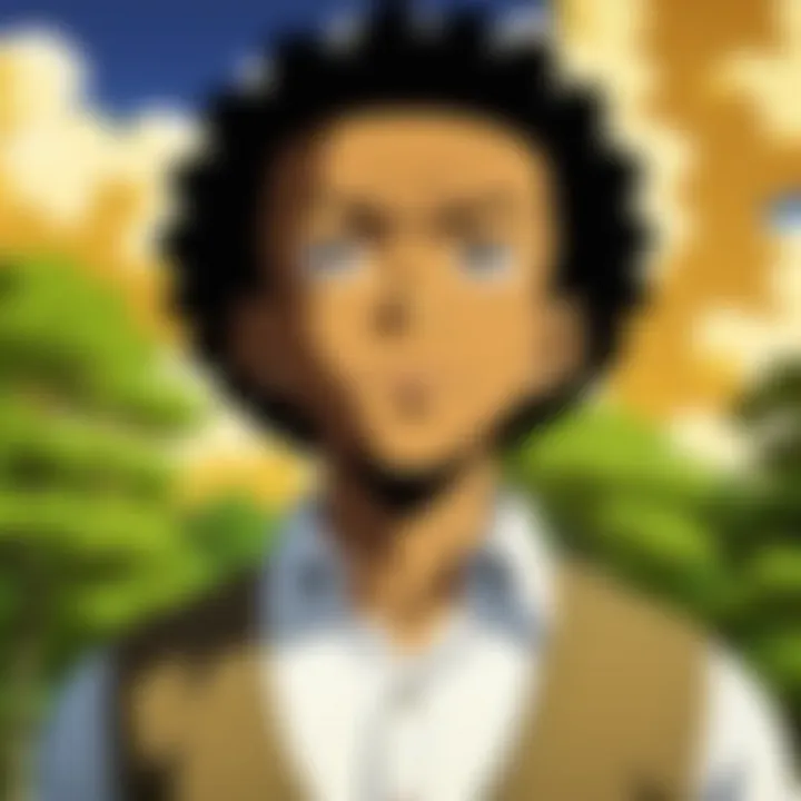 Character development illustrated through key moments in The Boondocks