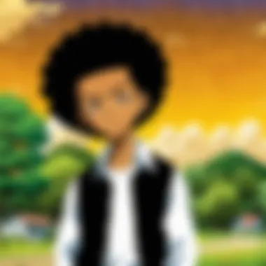 Cultural Significance of The Boondocks An illustration reflecting the cultural impact of The Boondocks on African American culture