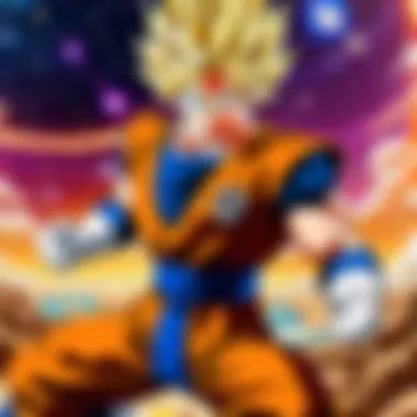 Illustration of the intricate universe of Super Dragon Ball Heroes showcasing various timelines