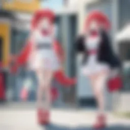 A poignant moment between the protagonists highlighting their emotional connection.