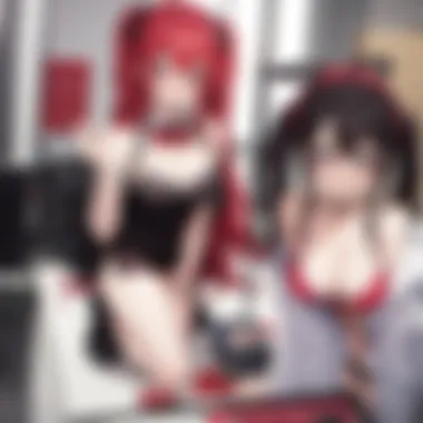 The Evolution of Dating Simulator Anime Genres A visual timeline illustrating the evolution of dating simulator anime genres over the years.