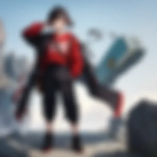 Rocky Yama in a pivotal scene showcasing his determination