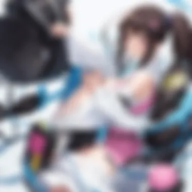 Atsumi's Impact on Character Dynamics An artistic representation of Atsumi's influence on character relationships within a manga panel.