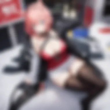 An artistic depiction of the cultural significance of 'Date a Live' in the anime industry.