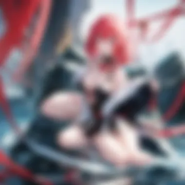 An intricate collage of various anime series highlighting the theme of love.