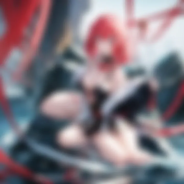 An intricate collage of various anime series highlighting the theme of love.