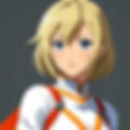 A vibrant representation of Animeglare's unique character designs showcasing eclectic styles and intricate details