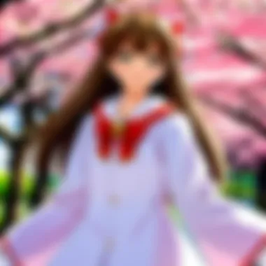 Character development of Tomoyo and Sakura depicted in vibrant art