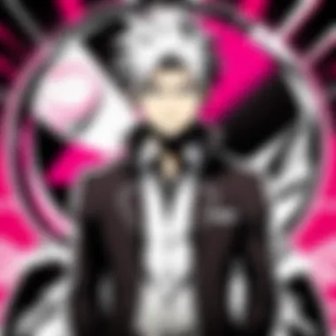 Themes of Morality and Despair A detailed depiction of the thematic elements of morality and despair in Danganronpa.