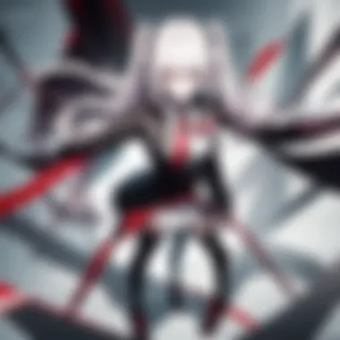 The Unique Art Style of Danganronpa A visual representation of the Danganronpa world highlighting its unique art style.