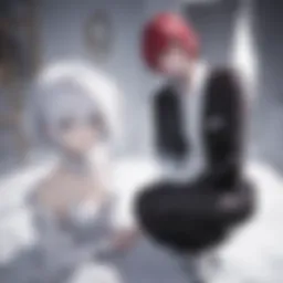 An intense scene featuring Light Yagami contemplating the Death Note.