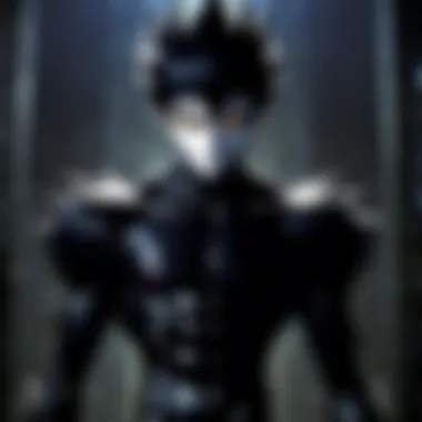 An intricate artwork showcasing Ryuk with the Death Note.