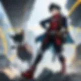 A powerful symbol of heroism from My Hero Academia
