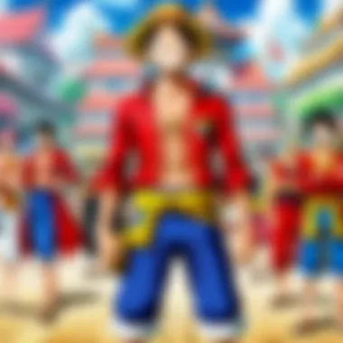 The Vast World of One Piece A detailed map of the One Piece world showcasing various islands and landmarks