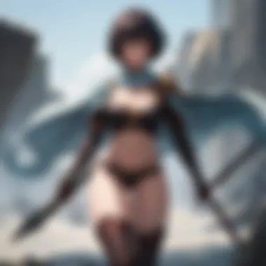 Casca: Strength and Vulnerability A serene yet haunting image of Casca, reflecting her complex character journey.