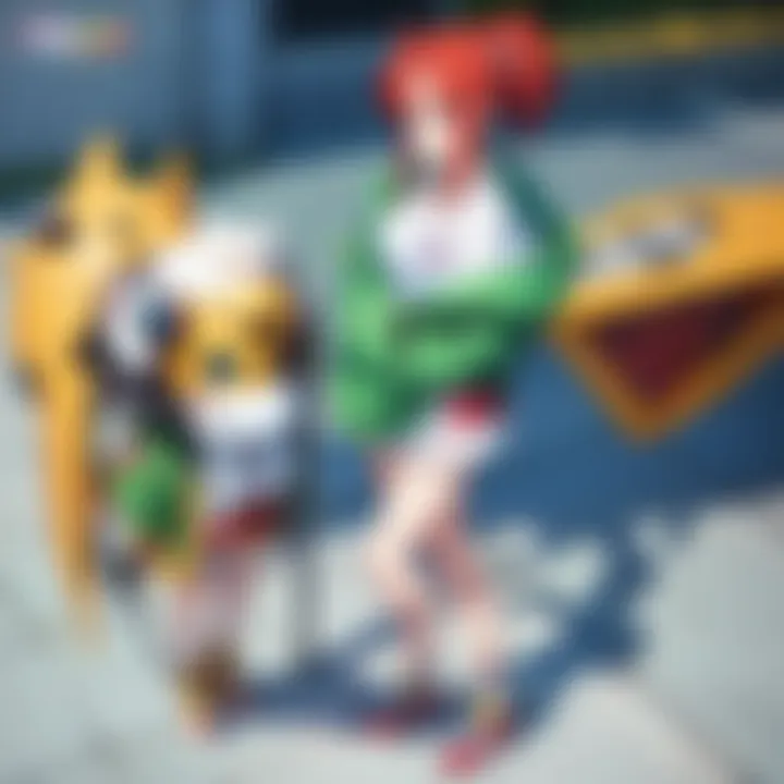 A visual representation of the cultural impact of Digimon in gaming and anime