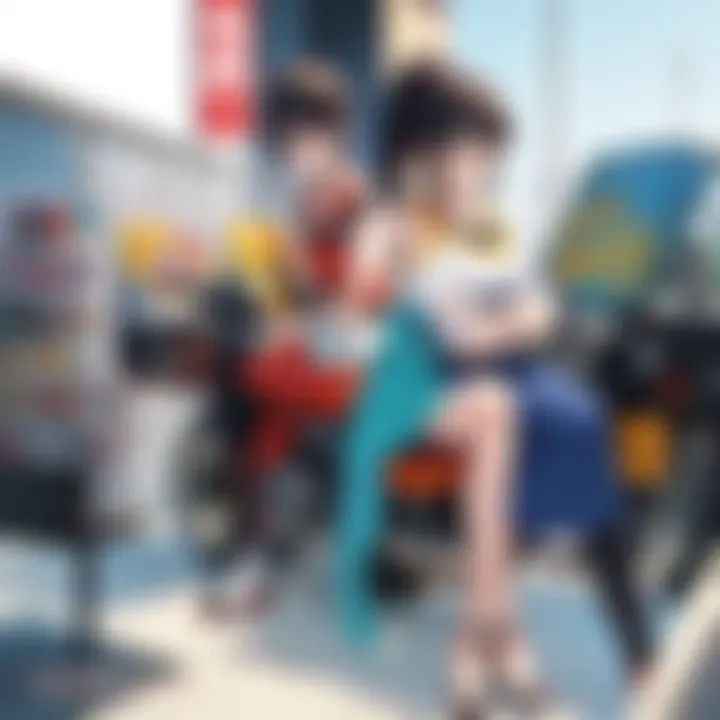 Illustration of various Dragon Ball manga covers featured in the app