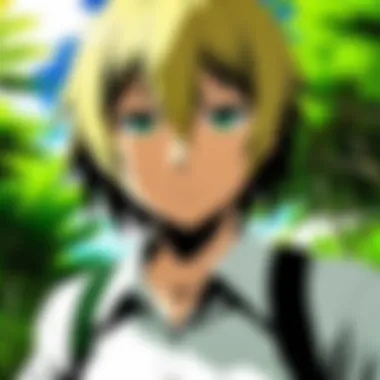 A thematic representation of survival and strategy as depicted in Btooom!, with vivid colors and dynamic imagery.