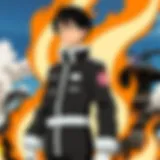 Dynamic character interaction in Fire Force