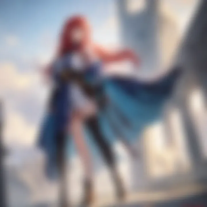 An array of characters embodying the last hero archetype in various anime series