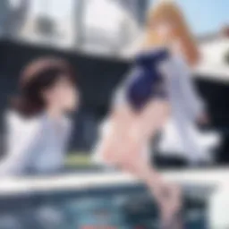 A poignant scene depicting a character reflecting on motherhood