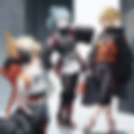 Symbolic representation of the transition from Naruto to Boruto