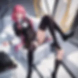 A captivating scene showcasing the bond between a tutor and their student in a vibrant classroom setting.