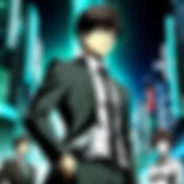 Symbolic imagery reflecting the philosophical themes of Psycho-Pass