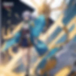 A captivating scene depicting the essence of Towa Samurai GL labels in an anime setting.