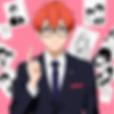 Otaku Subculture Representation in Wotakoi An illustration highlighting the otaku subculture elements present in Wotakoi
