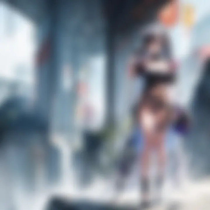 Artistic representation of Yaiba's vivid landscape