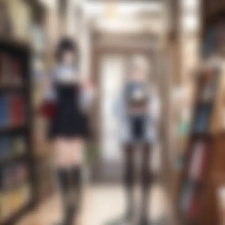 A selection of niche bookstores specialized in light novels.