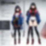 Detailed display of various Wing Gundam model kits showcasing their unique designs