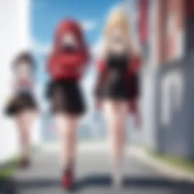 A thematic representation of the cultural significance of High School DxD.