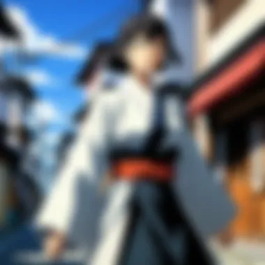 Action Sequence in Hitori no Shita An artistic capture of a pivotal action sequence that highlights the narrative style.