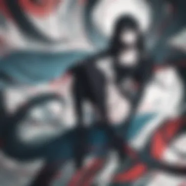 Psychological Complexity of Characters A close-up of a prominent character from the Junji Ito Collection illustrating psychological depth