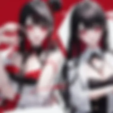 Showcasing Emotions of Kakegurui Characters Character expressions showcasing emotions