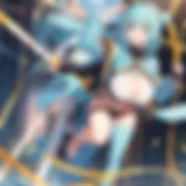 Comedic Themes in Konosuba A thematic collage highlighting the comedic elements of Konosuba