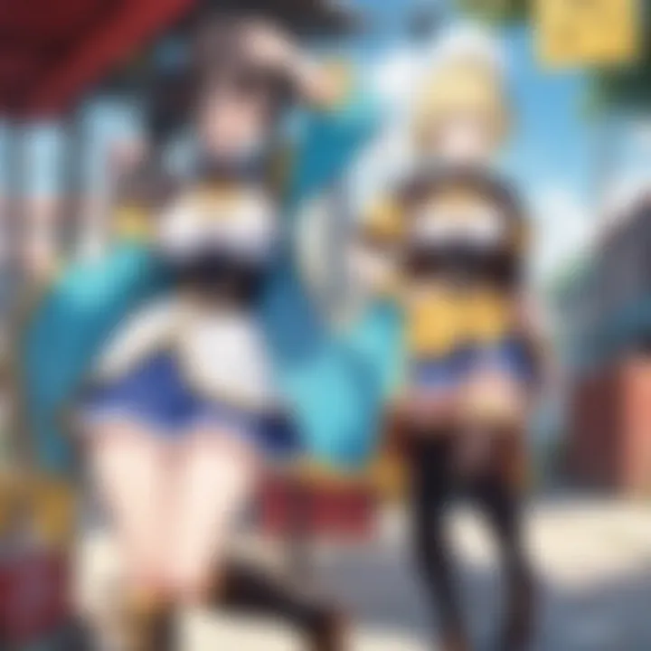 Cover art of the Konosuba movie Blu-ray showcasing vibrant colors and key characters.