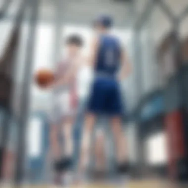 Cultural Impact of Basketball in Japan A vibrant scene depicting the cultural significance of basketball in Japan as showcased in the anime.