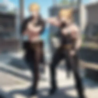 Laxus in a Pivotal Battle A pivotal moment of Laxus in battle