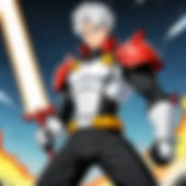 Illustration of a climactic battle sequence showcasing the series' artistic style.