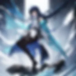 Visual representation of Limit Breaker's main protagonist showcasing their unique powers.