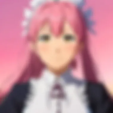 Majestic Transformation Tohru in her dragon form amidst a vibrant landscape