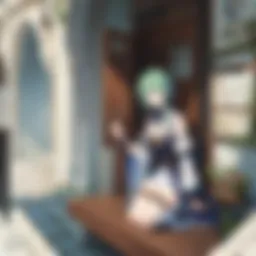 A captivating scene from Mushoku Tensei showcasing the protagonist in a magical setting.