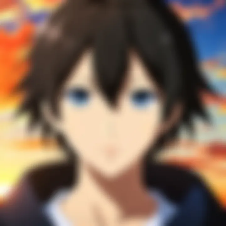 An engaging visual depicting significant themes explored in anime storytelling.