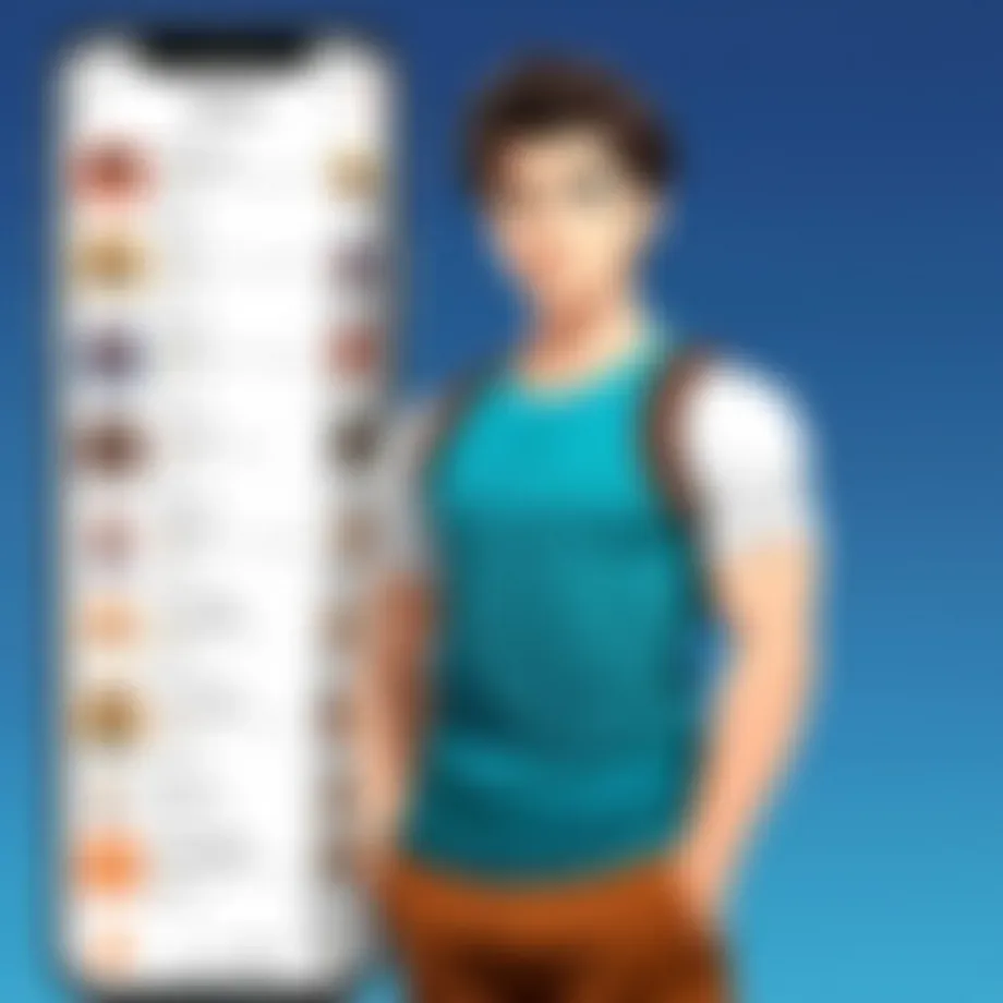 User interface showcasing MyAnimeList app features