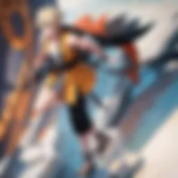 Scene showcasing Naruto's determination